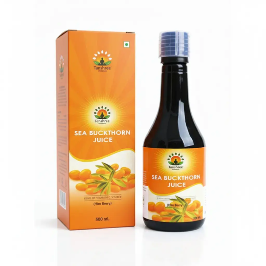 Sea Buckthorn Juice with Curcumin (500ml) | Immunity & Skin Glow TANSHREE