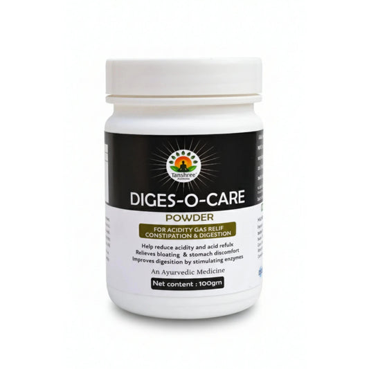 Tanshree Ayurveda Diges-O-Care Powder (100gm) | Fast Relief for Acidity, Gas, Constipation & Indigestion TANSHREE